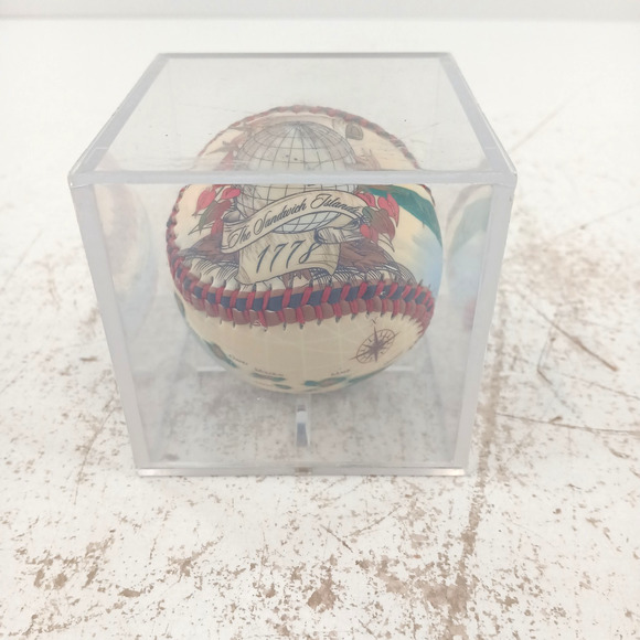 Sandwich Islands 1778 Collectible Baseball Globe Map Design Hawaii Souvenir Rare - Picture 6 of 7